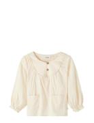 Nmfkaia Ls Loose Shirt Lil Cream Lil'Atelier