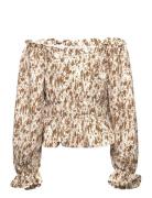 Ponte Off Shoulder Brown Grunt