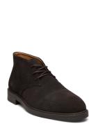 Slhblake Suede Chukka Boot B Black Selected Homme