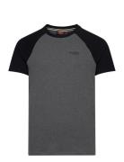 Essential Logo Baseball Tshirt Black Superdry