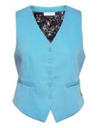 Short Tailored Vest Blue Coster Copenhagen