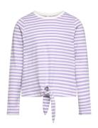 Vmsillealma Ls Knot Top Jrs Girl Purple Vero Moda Girl