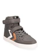 Slimmer Stadil Leather High Jr Grey Hummel