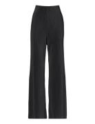 Pleated Straight Trousers Black Mango