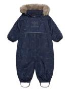 Hmlmoon Tex Snowsuit Navy Hummel