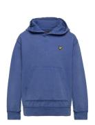 Over D Acid Wash Lb Oth Hoodie Blue Lyle & Scott Junior