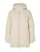 Slffraya Puffer Jacket B Beige Selected Femme