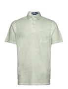 Classic Fit Cotton-Linen Polo Shirt Green Polo Ralph Lauren