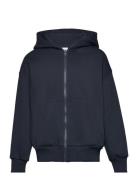 Caivano Hood Zip Navy Grunt