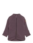 Wool Baby Jacket Purple Mikk-line