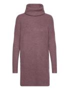 Onljana L/S Cowlnck Dress Wool Knt Noos Pink ONLY