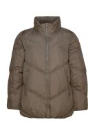 Capam, L/S, Jacket Brown Zizzi