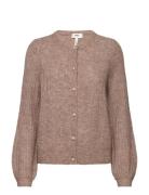 Objophelia L/S Knit Cardigan Rep Beige Object