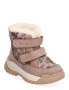 Millas Double Velcro Tex Print Pink Wheat