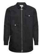 Army Shirt Zip Long Black HAN Kjøbenhavn