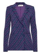 Dvf Dion Jacket Blue Diane Von Furstenberg