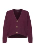 Bar Sa Knit Cardigan Burgundy Tamaris Apparel