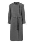 Amilia Coat Modern Wool Grey Naja Lauf