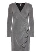 Onlaurora Ls Dress Wvn Silver ONLY