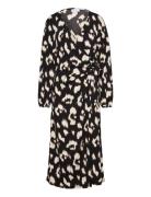 Vipeffi Perry L/S Wrap Midi Dress/Su Black Vila