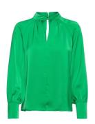 Vielma Halterneck L/S Top Green Vila