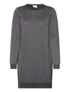 Visanja L/S Glitter Knit Dress /B Black Vila