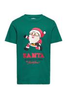 Jorxmas Tee Ss Crew Neck Jnr Green Jack & J S