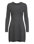 Onlalma L/S O-Neck Dress Knt Noos Grey ONLY