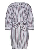 Rwb Stripe Short Shirt Dress Ls Patterned Tommy Hilfiger