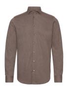 Slim Fit Mens Shirt Brown Bosweel Shirts Est. 1937