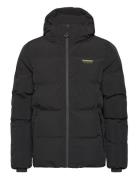 Hooded Boxy Puffer Jacket Black Superdry Sport