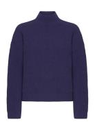 Vmkaia Ls Highneck Pullover Bf Purple Vero Moda