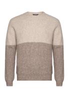 Onstegan Reg 5 Cb Wool Crew Knit Bf Cream ONLY & SONS