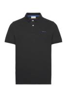 Reg Contrast Pique Ss Polo Black GANT