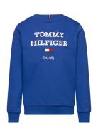 Th Logo Sweatshirt Blue Tommy Hilfiger