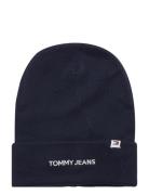 Tjm Linear Logo Beanie Navy Tommy Hilfiger