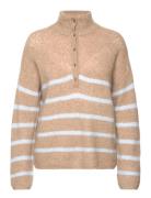 Mmbryna Thora Stripe Knit Beige MOS MOSH