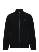 Zip Borg Fleece Black Fred Perry