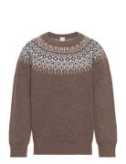 Sweater Knitted Fairisle Brown Lindex