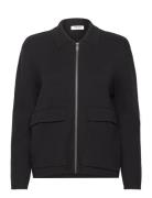 Mschregitta Rachelle Zip Cardigan Black MSCH Copenhagen