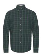 Reg Ut Archive Poplin Tartan Shirt Khaki GANT