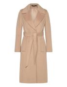 Wrap Wool-Lined-Coat Beige Lauren Ralph Lauren