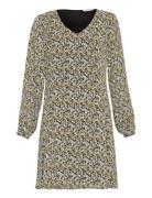 Mschjamela Rikkelie Dress Aop Yellow MSCH Copenhagen