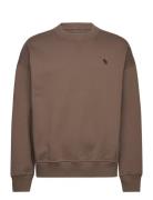 Anf Mens Sweatshirts Brown Abercrombie & Fitch