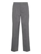 Flecked Straight Pants Grey Mango