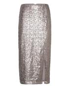 Adalynn Sequin Skirt Gold French Connection