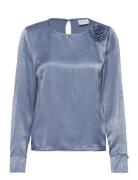 Vikenca L/S Rose Top #2 Blue Vila