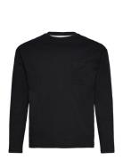 Long Sleeve Cotton T-Shirt Black Mango