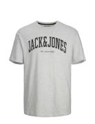 Jjejosh Tee Ss Crew Neck Noos Jnr Grey Jack & J S