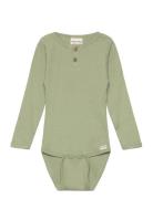 Body Ls Rib Green Minymo